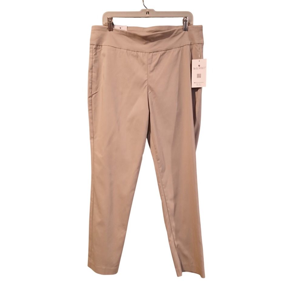 Gloria Vanderbilt Be Glorious Pull On Trousers Warm Harvest Tummy Slimmer 14 NEW